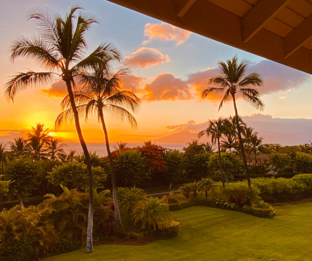 Photo overlooking the ocean in Hawai‘i